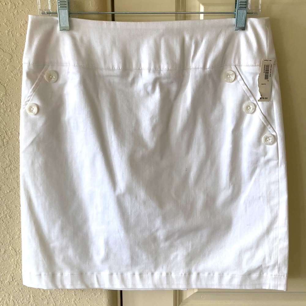 🤍White Cotton Skirt🤍
